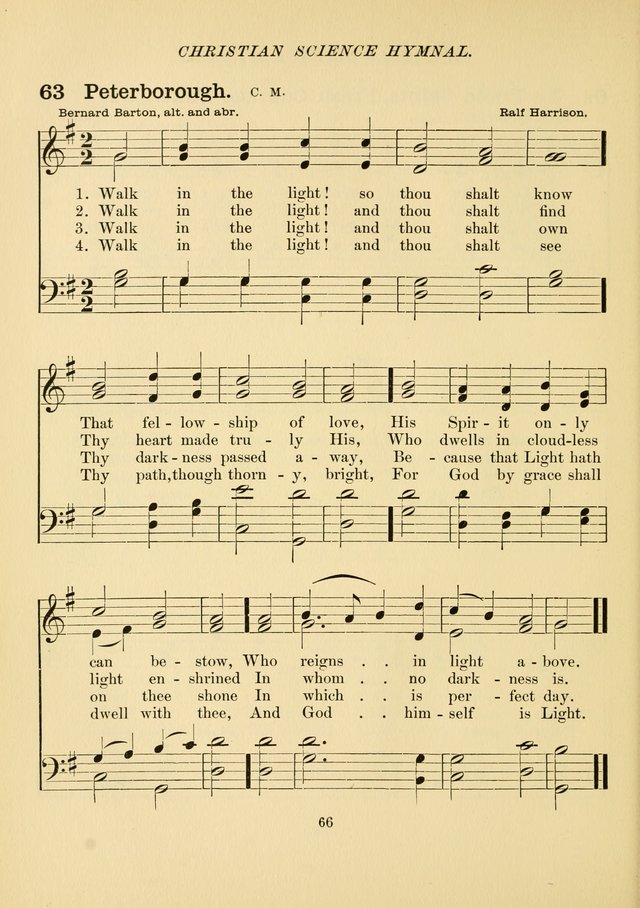 Christian Science Hymnal page 75