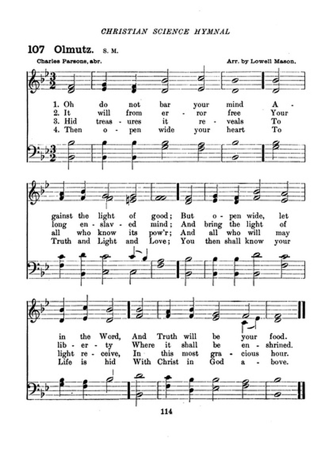 Christian Science Hymnal page 114