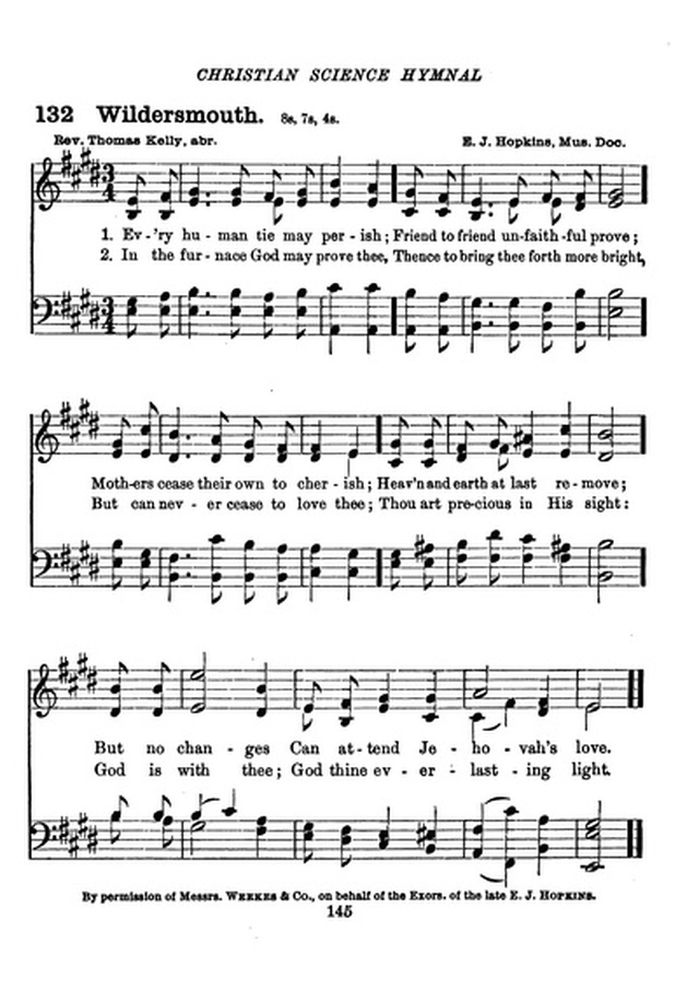 Christian Science Hymnal page 145