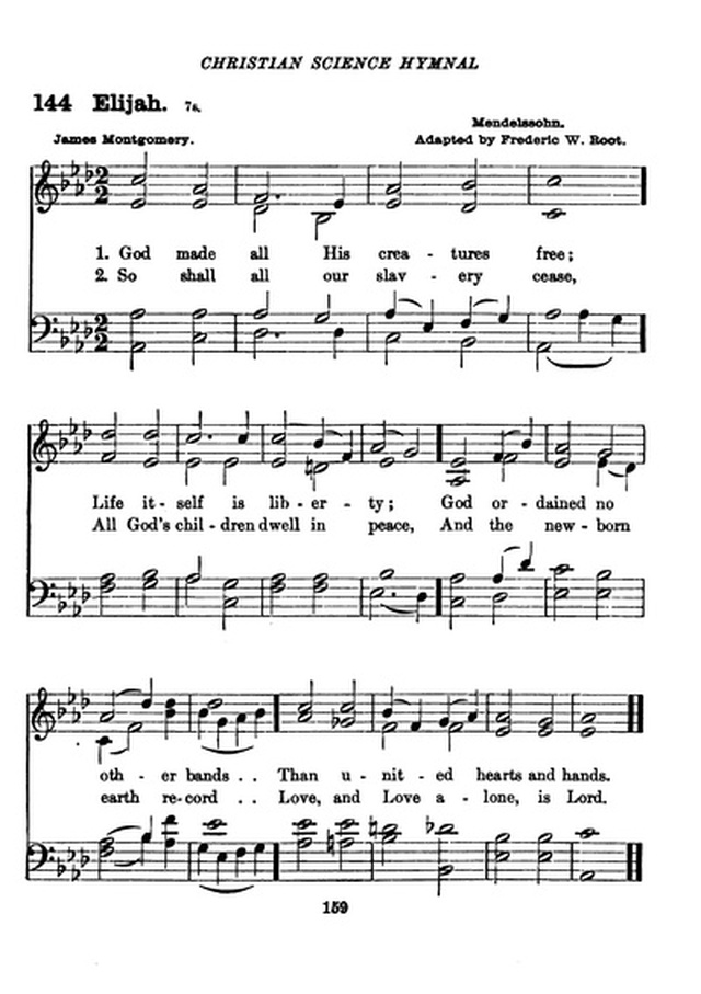 Christian Science Hymnal page 159