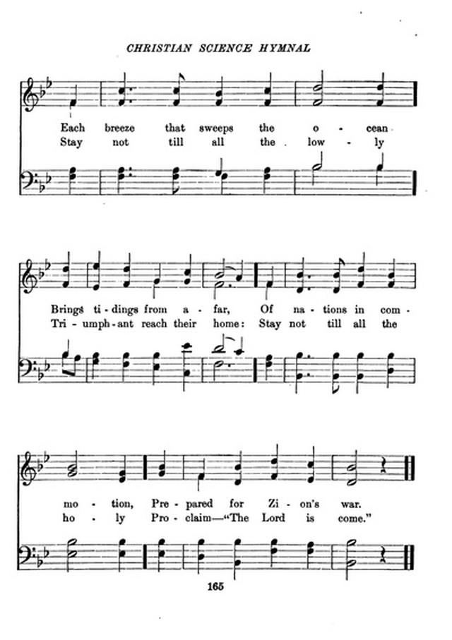 Christian Science Hymnal page 165