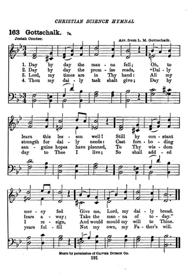 Christian Science Hymnal page 191