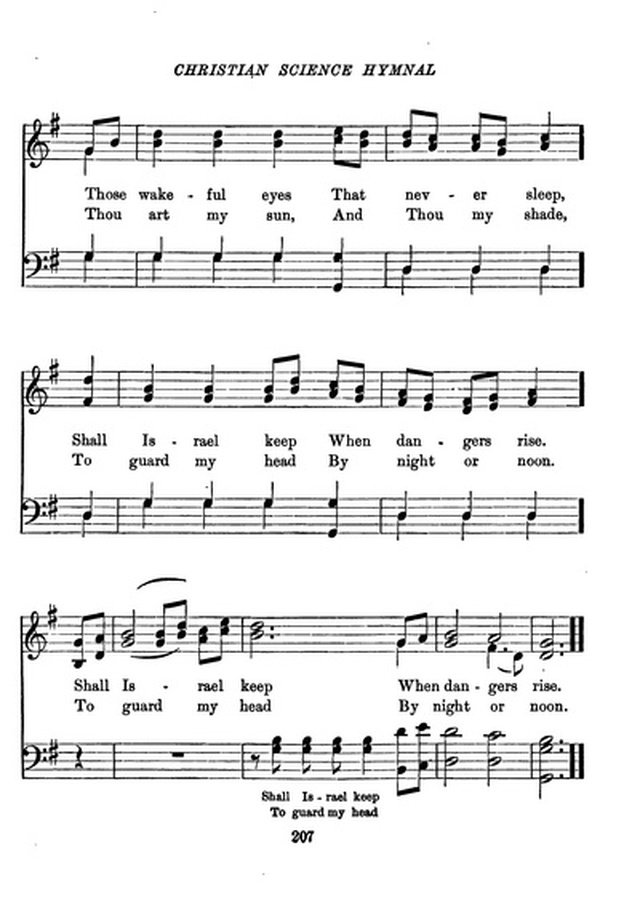 Christian Science Hymnal page 207