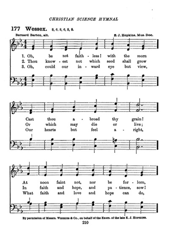 Christian Science Hymnal page 210