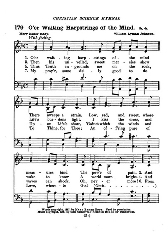 Christian Science Hymnal page 214