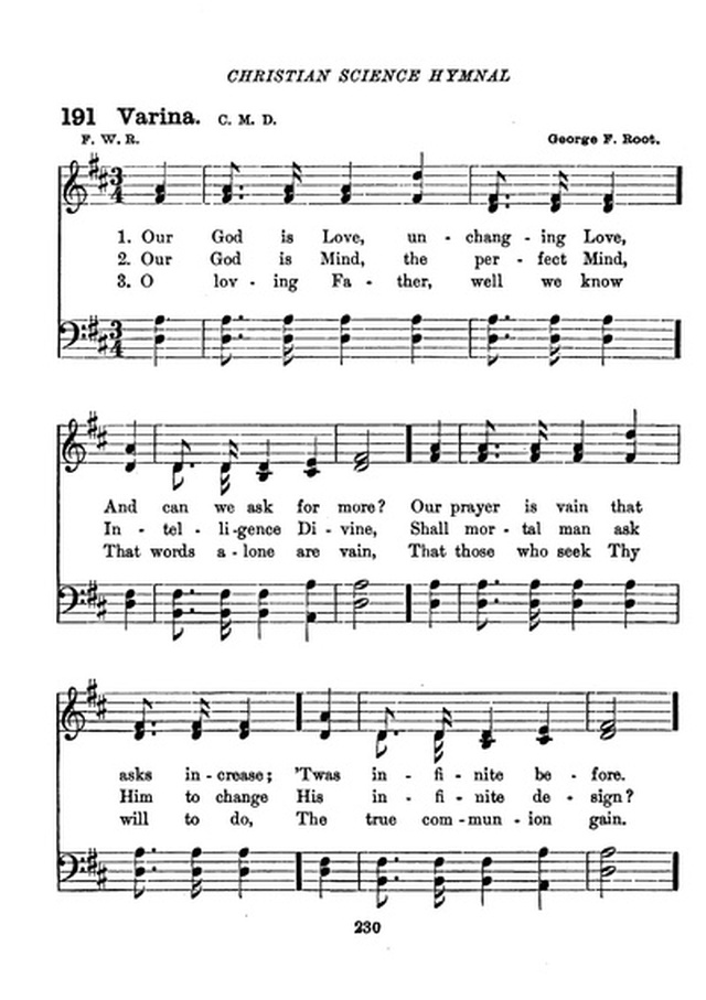 Christian Science Hymnal page 230