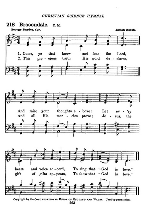 Christian Science Hymnal page 263