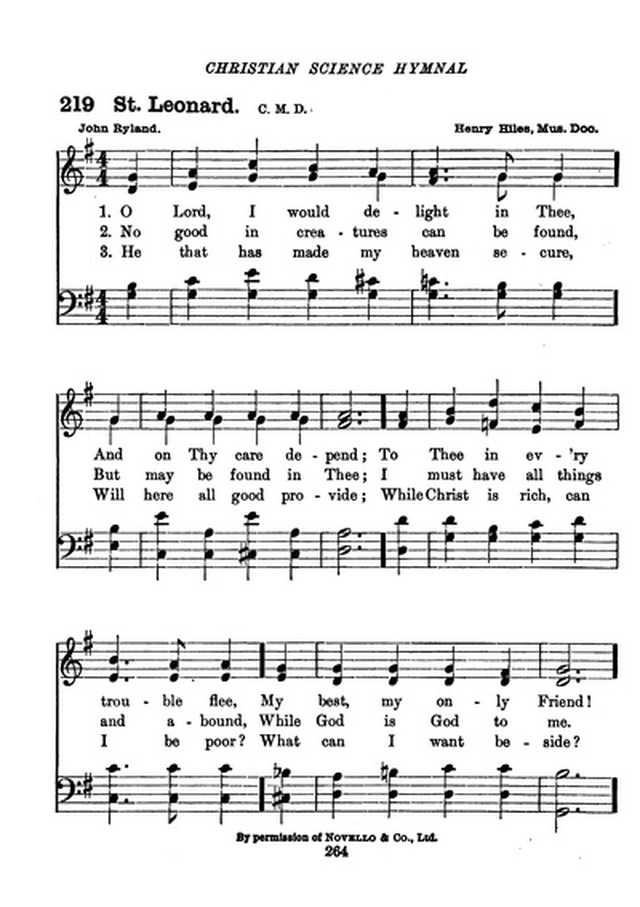 Christian Science Hymnal page 264