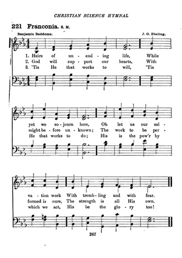 Christian Science Hymnal page 267