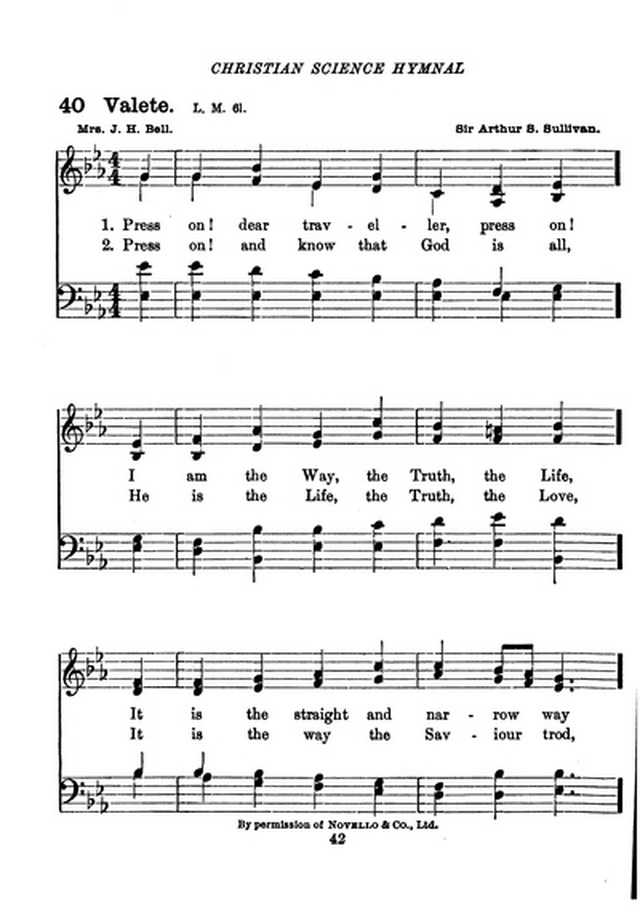 Christian Science Hymnal page 42