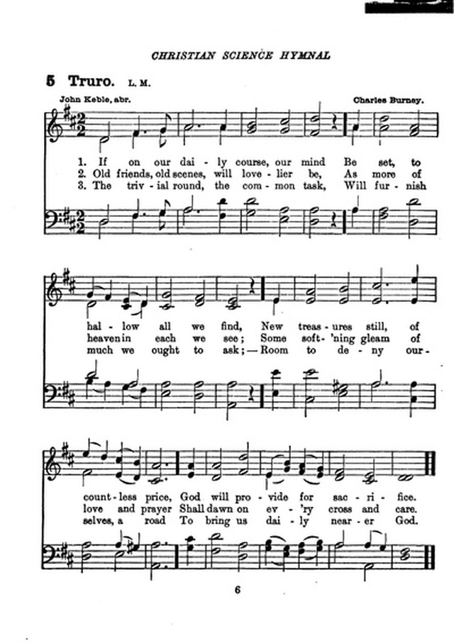 Christian Science Hymnal page 6