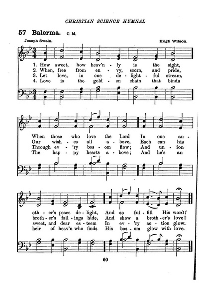 Christian Science Hymnal page 60