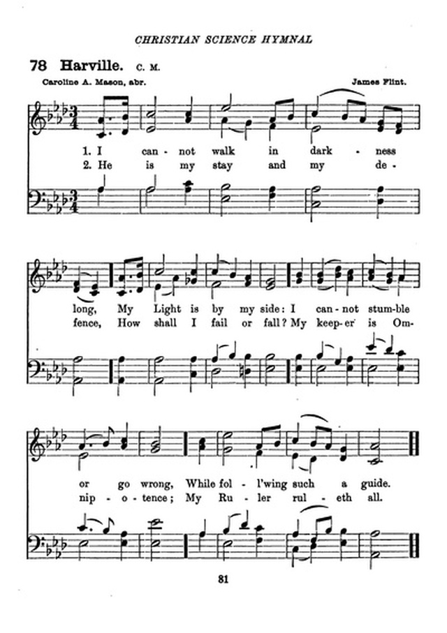 Christian Science Hymnal page 81