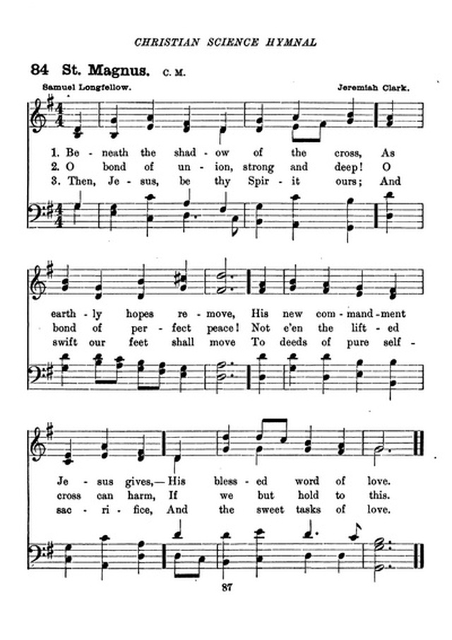 Christian Science Hymnal page 87
