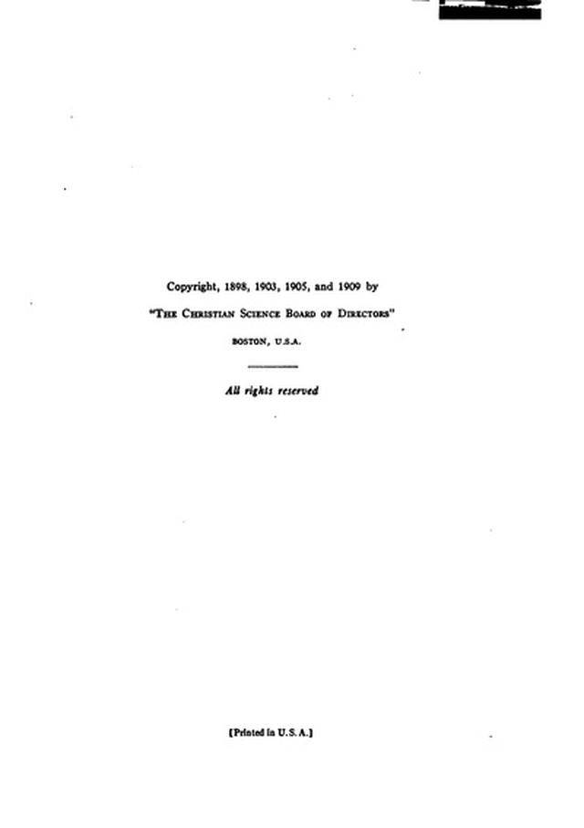 Christian Science Hymnal page viii
