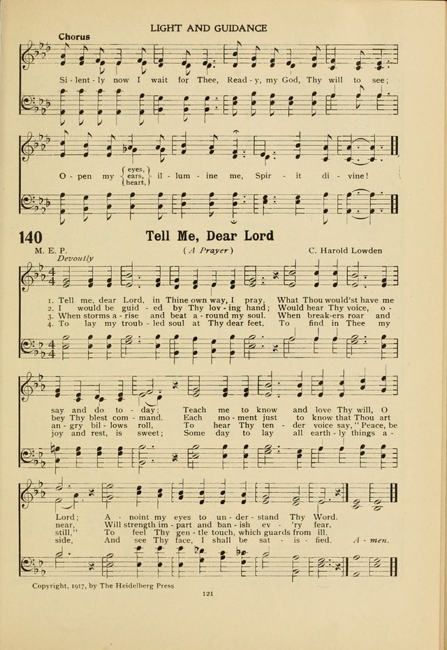 The Church School Hymnal page 121