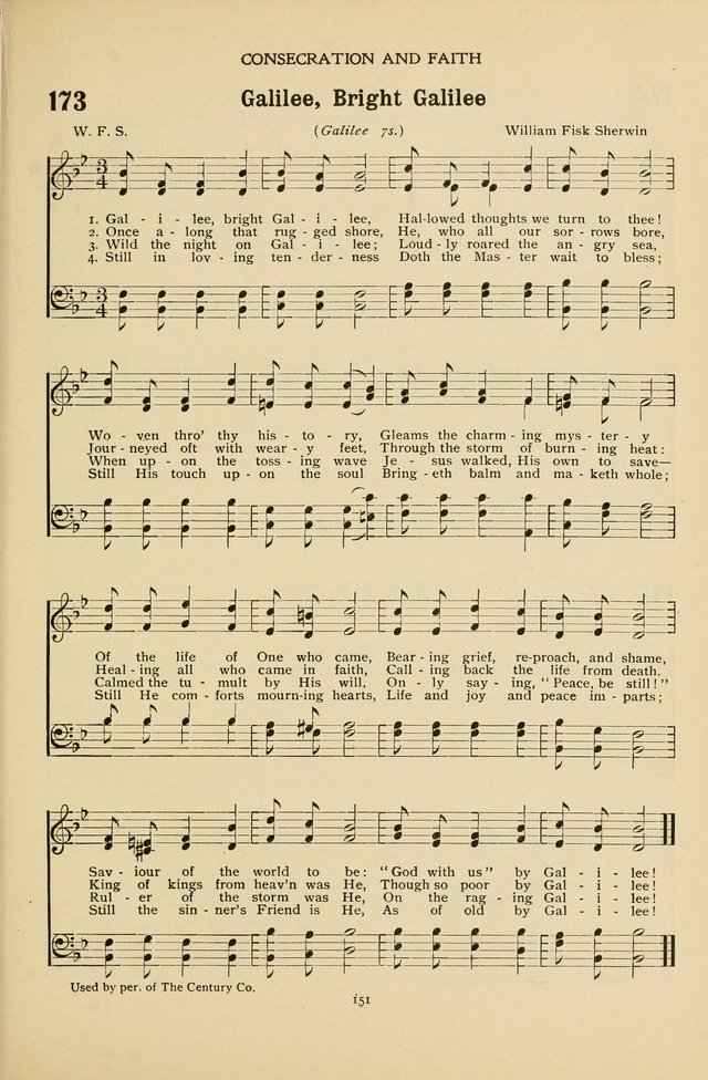 The Church School Hymnal page 151