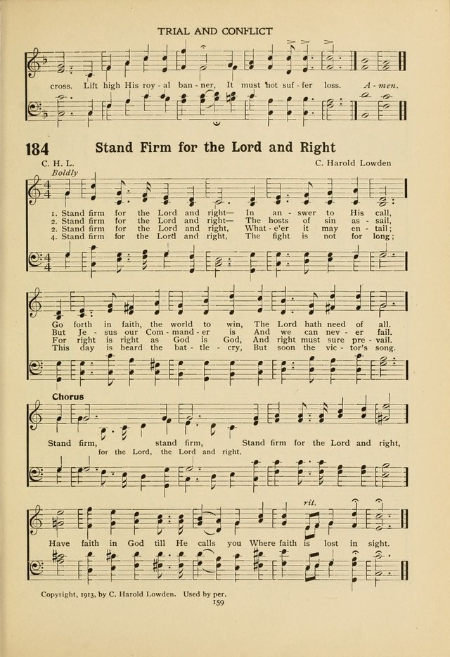 The Church School Hymnal page 159