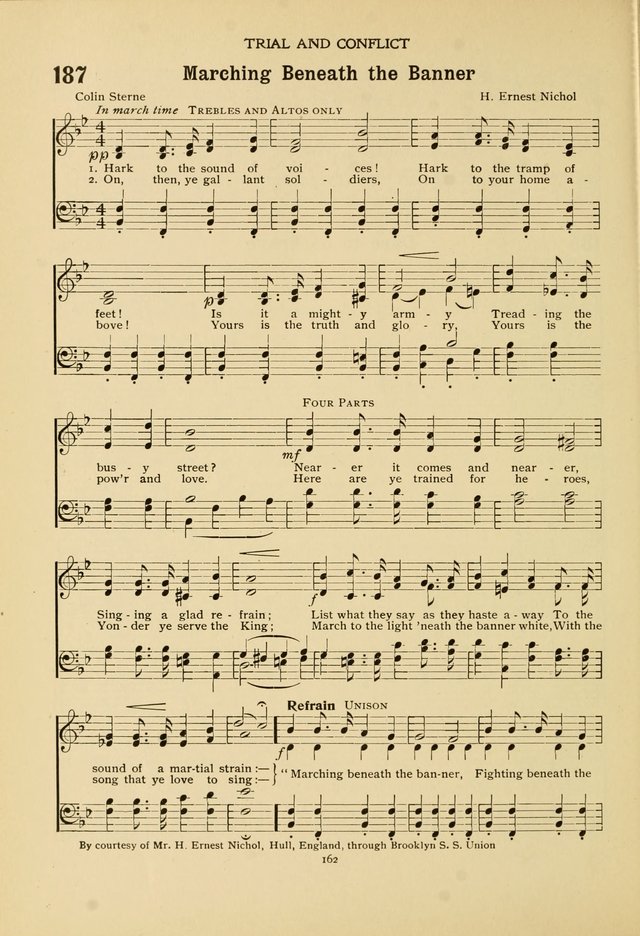 The Church School Hymnal page 162