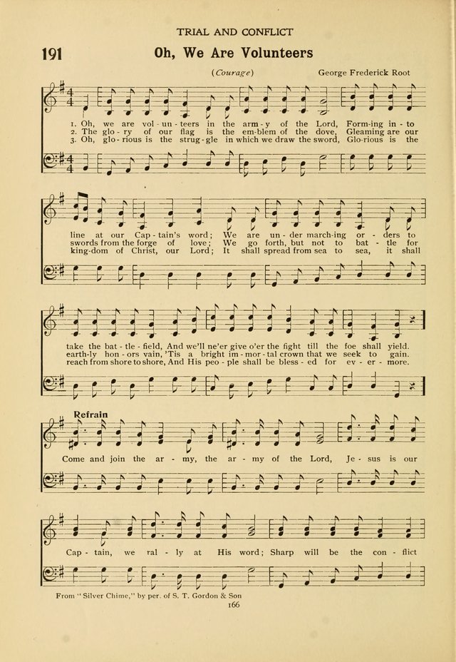 The Church School Hymnal page 166