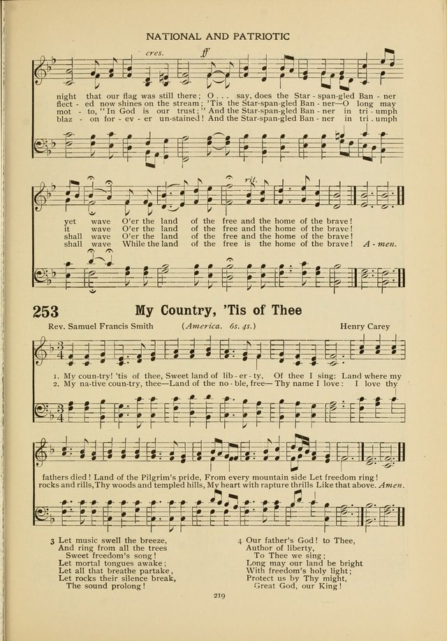 The Church School Hymnal page 219