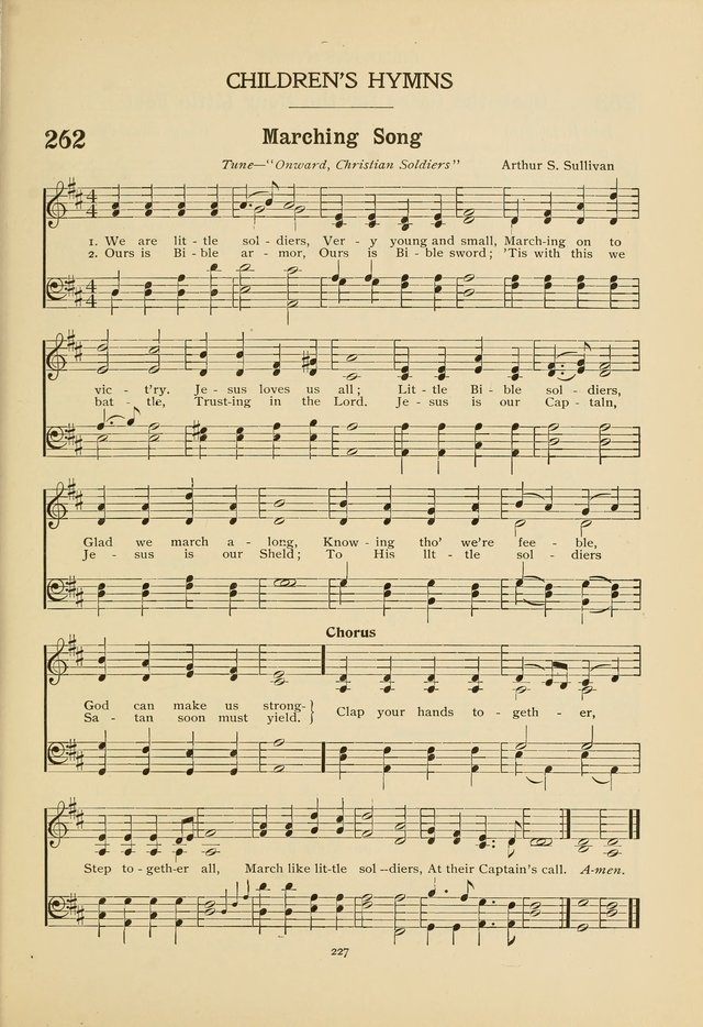 The Church School Hymnal page 227