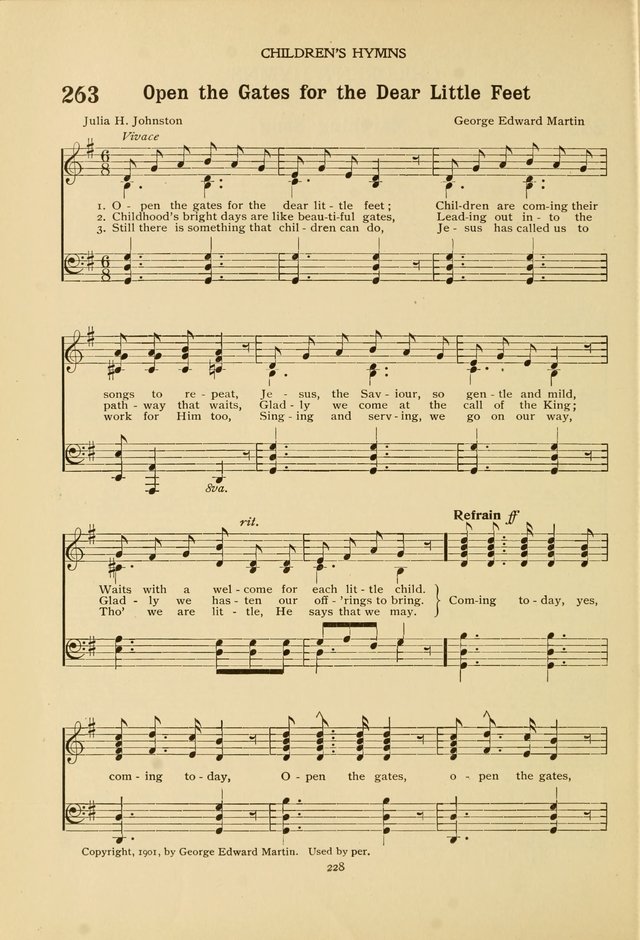 The Church School Hymnal page 228