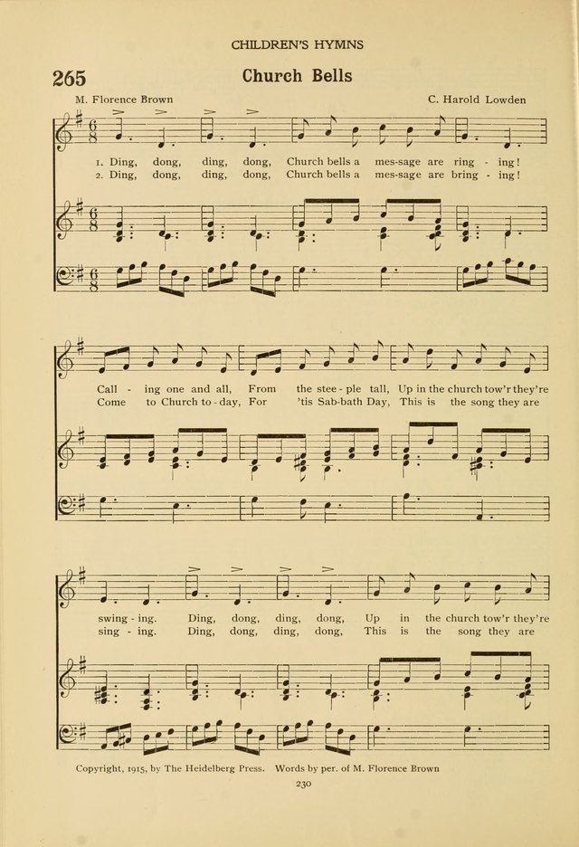 The Church School Hymnal page 230