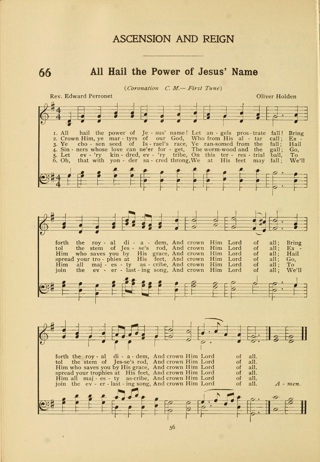 The Church School Hymnal page 56