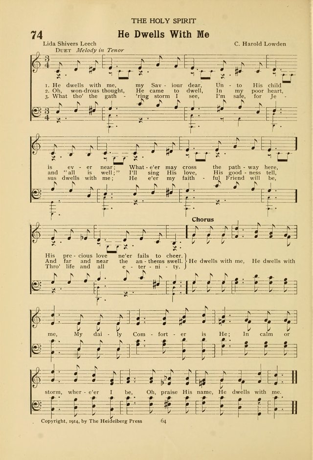 The Church School Hymnal page 64