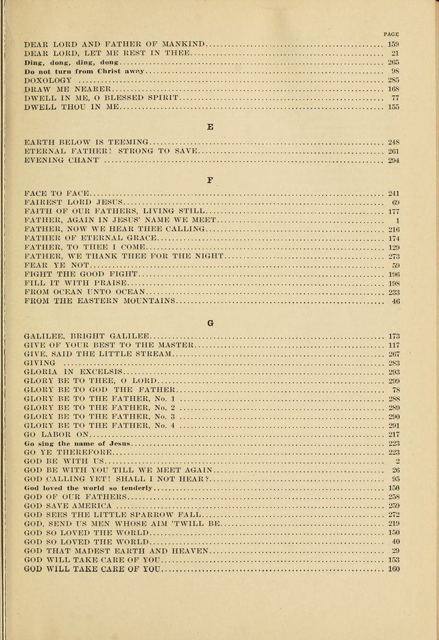 The Church School Hymnal page xi