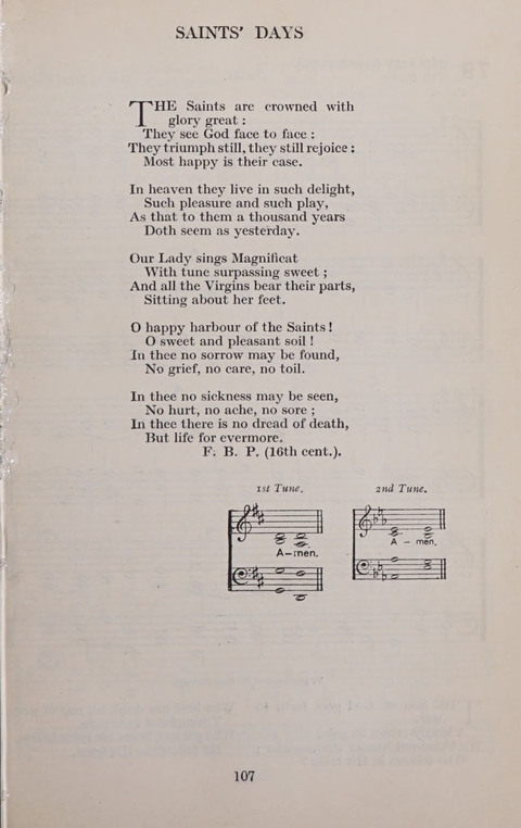 The Church and School Hymnal page 107