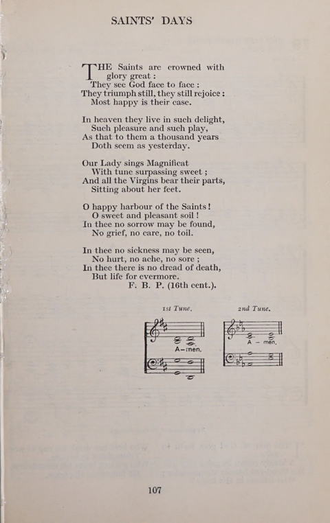 The Church and School Hymnal page 107