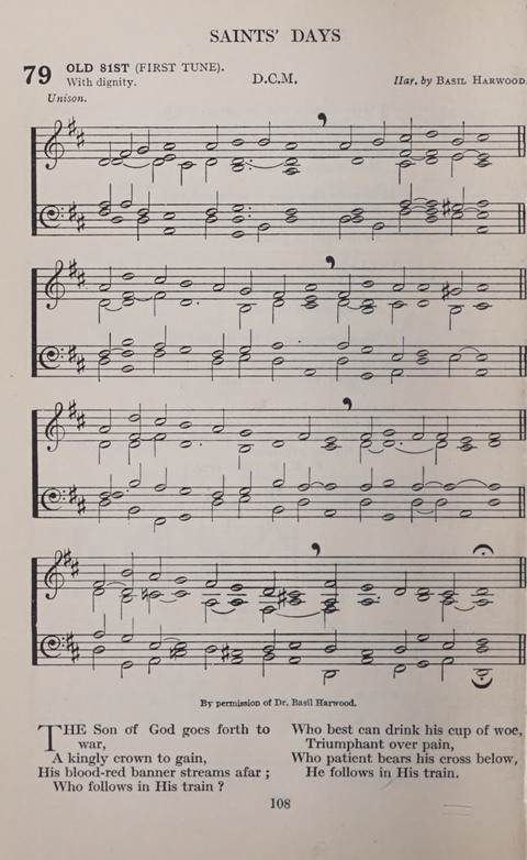 The Church and School Hymnal page 108