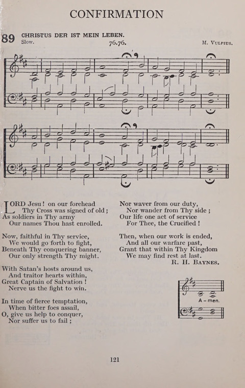 The Church and School Hymnal page 121
