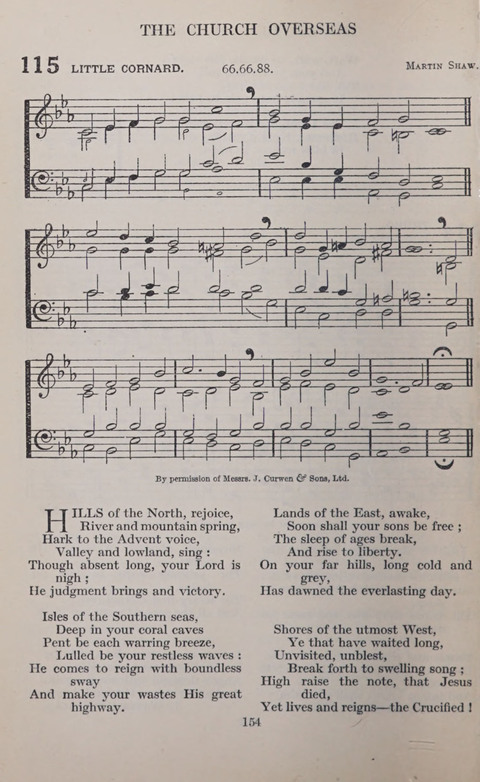 The Church and School Hymnal page 154