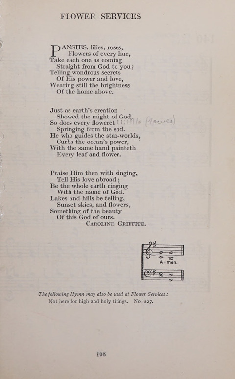 The Church and School Hymnal page 195