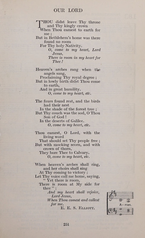 The Church and School Hymnal page 251