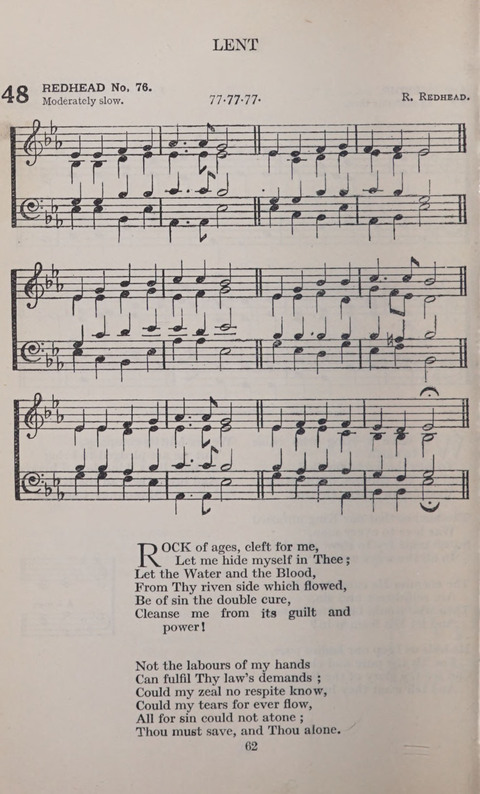 The Church and School Hymnal page 62