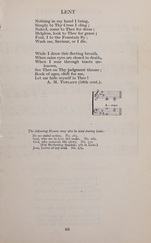 The Church and School Hymnal page 63