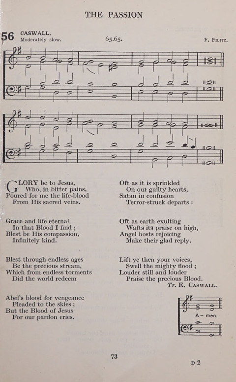The Church and School Hymnal page 73