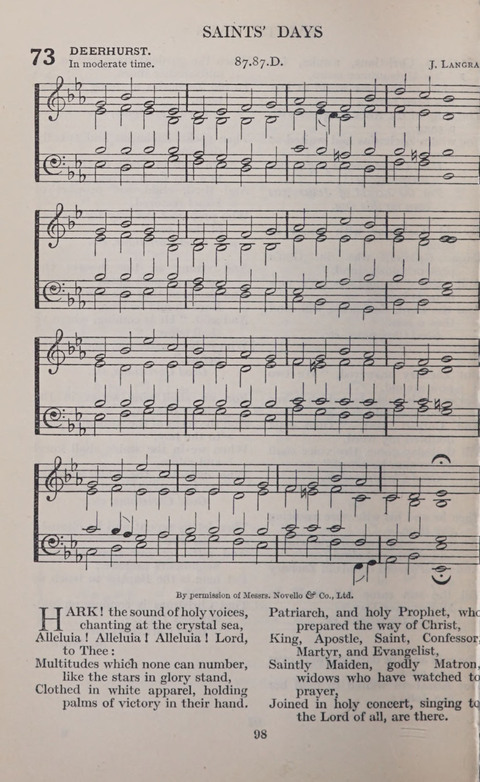 The Church and School Hymnal page 98