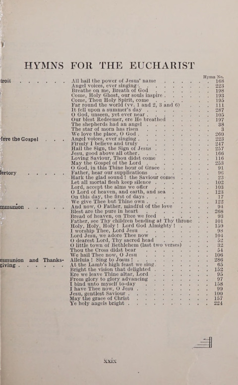 The Church and School Hymnal page xxxiv