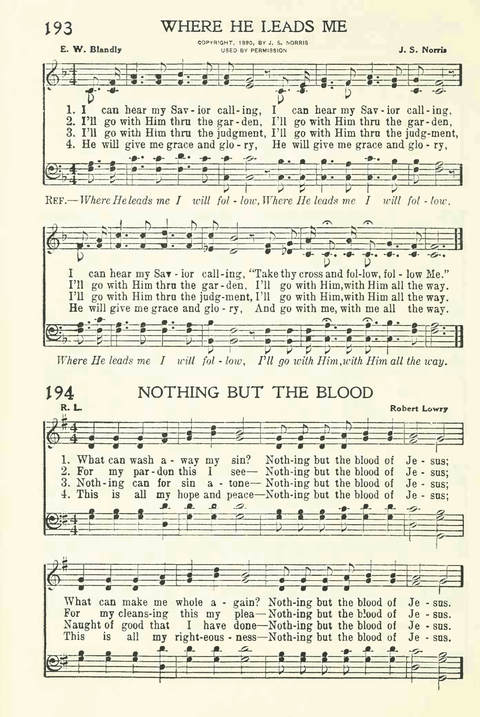 Church Service Hymns page 166
