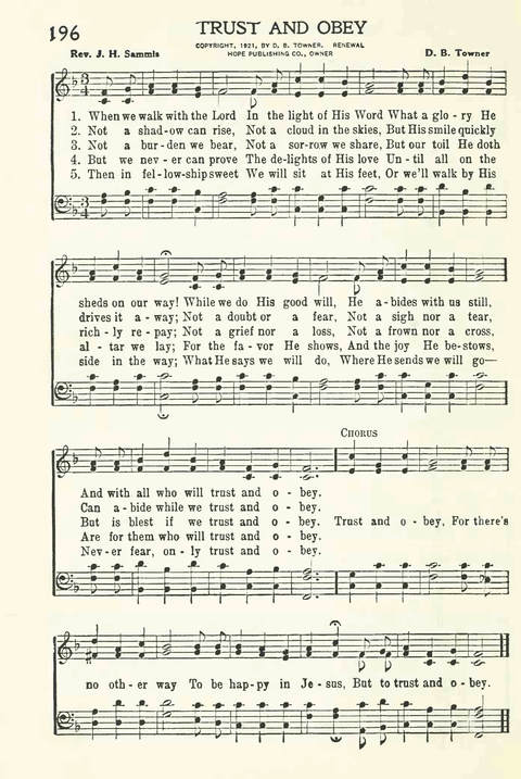 Church Service Hymns page 168