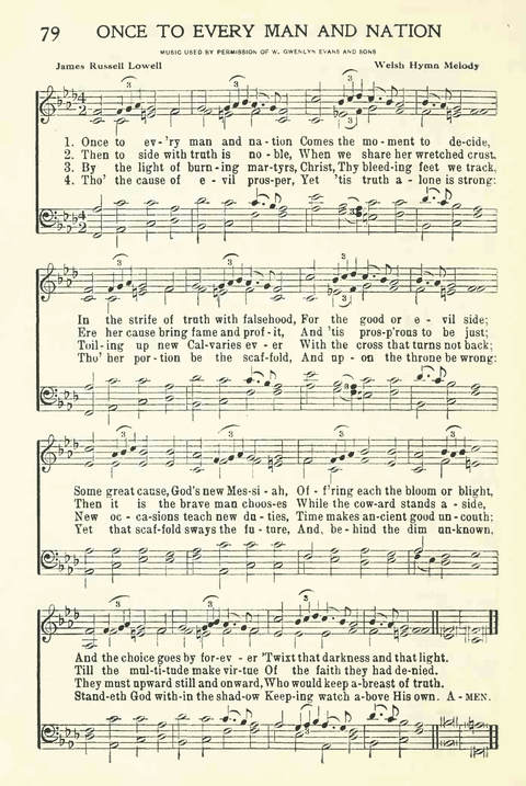 Church Service Hymns page 72
