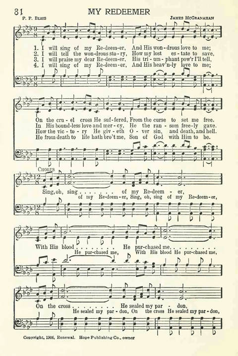 Church Service Hymns page 74