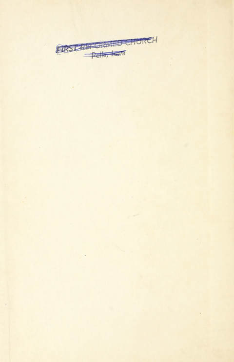 Church Service Hymns page i