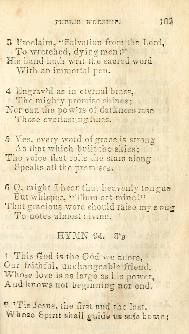 A Collection of Sacred Hymns, for the Church of Jesus Christ of Latter Day Saints page 105