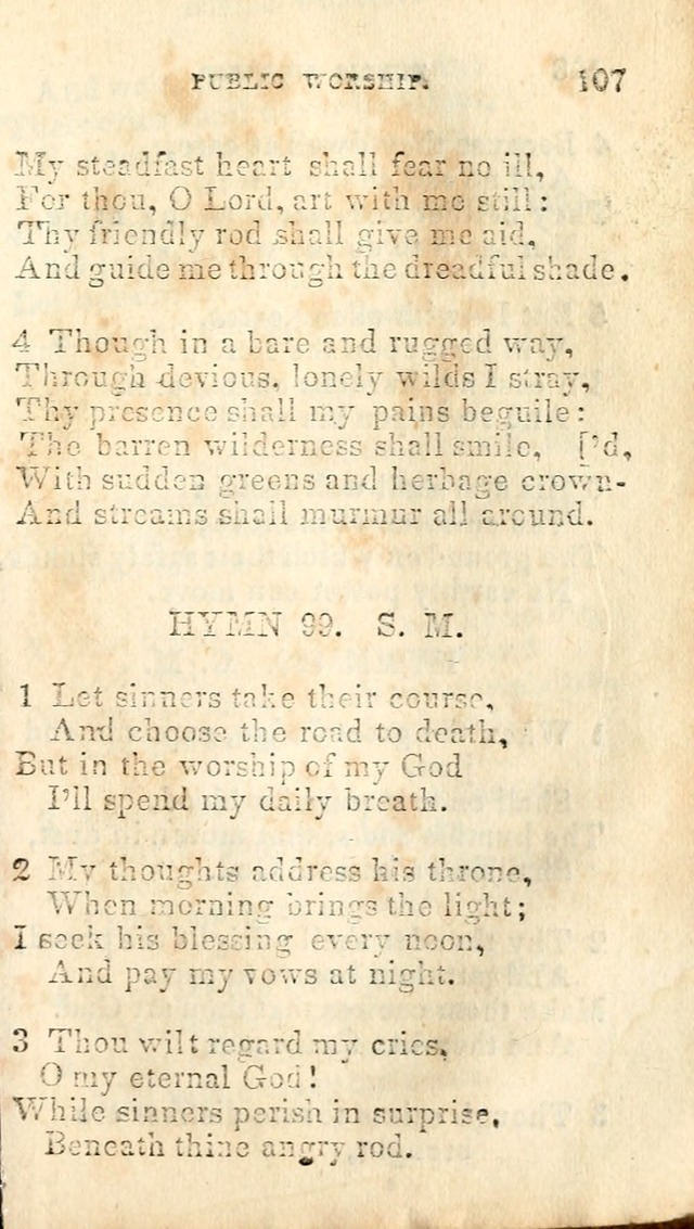 A Collection of Sacred Hymns, for the Church of Jesus Christ of Latter Day Saints page 109